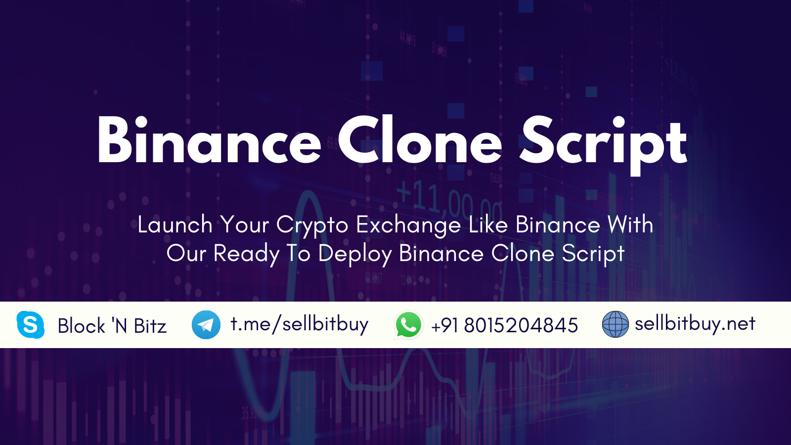 Binance Clone Script - To Start a  Brand New Crypto Trading Exchange Like Binance